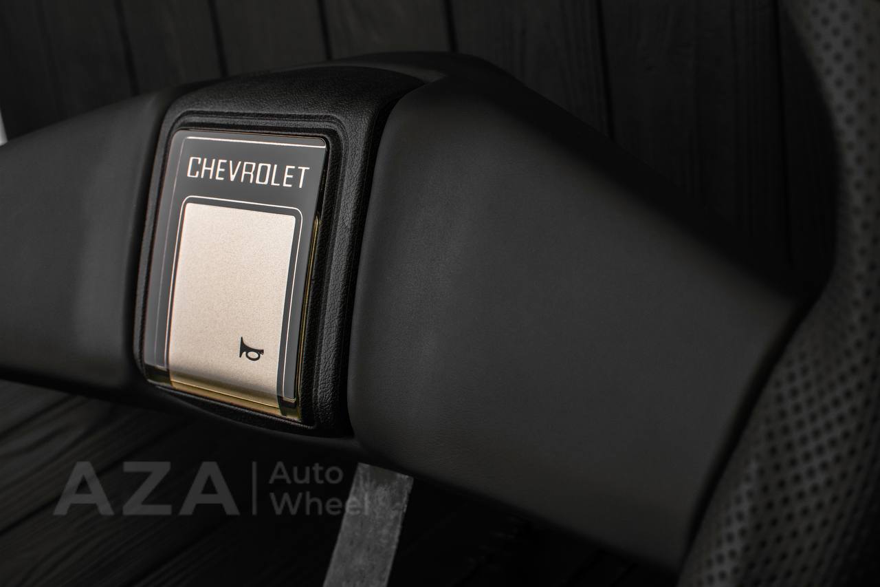 Steering wheel Square Body GM C/K/C10/C5/K5/K10/K20/K30 (1973-1987) Blazer, Silverado Italian Napa leather/Perforated leather (can be any color stitching and stripe) - Image 10