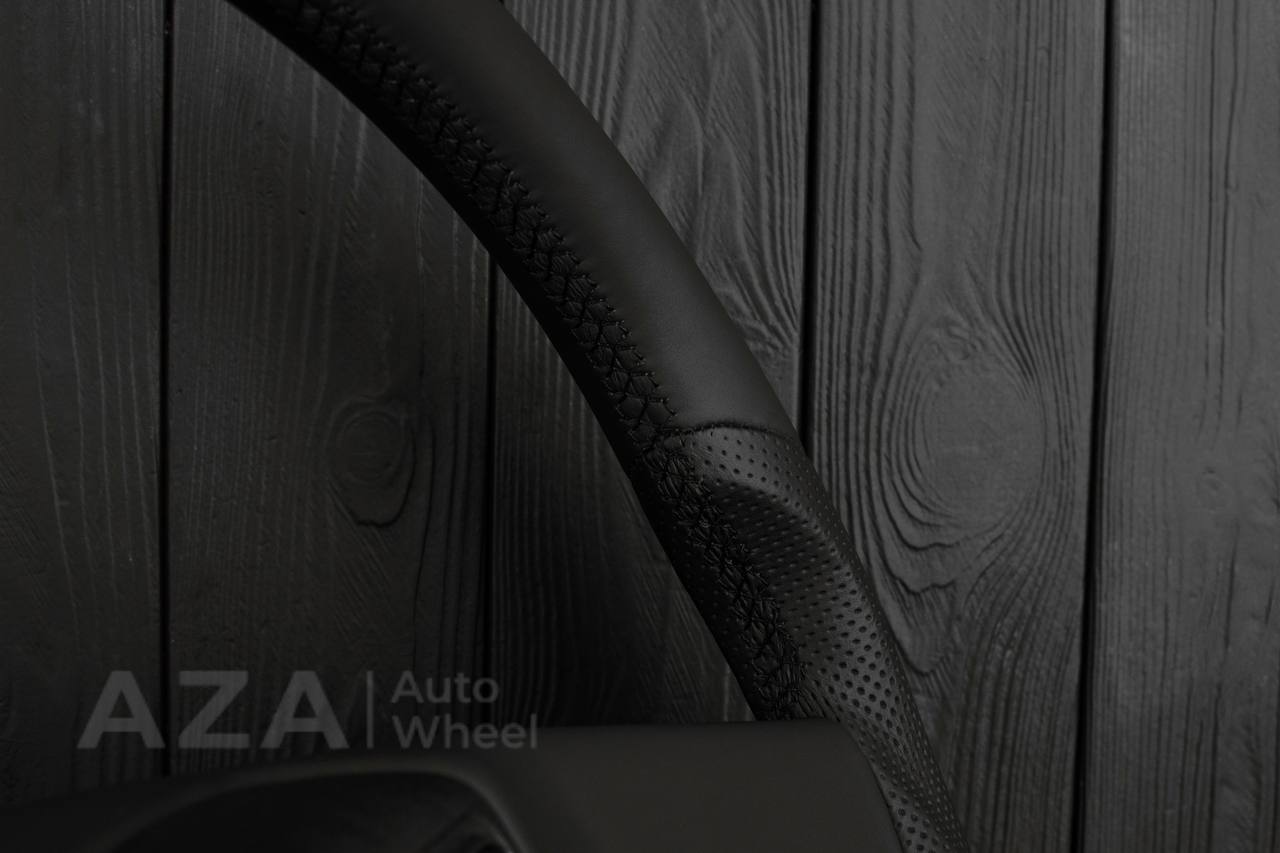 Steering wheel Square Body GM C/K/C10/C5/K5/K10/K20/K30 (1973-1987) Blazer, Silverado Italian Napa leather/Perforated leather (can be any color stitching and stripe) - Image 11