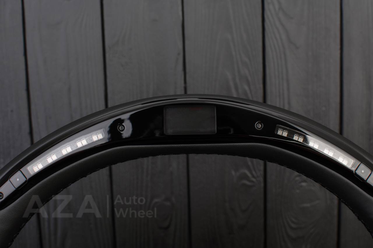 Steering wheel Ford F150/Bronco 1992-1996 Napa/Perforated leather/Led display (will only work with newer swap like Coyote) - Image 5