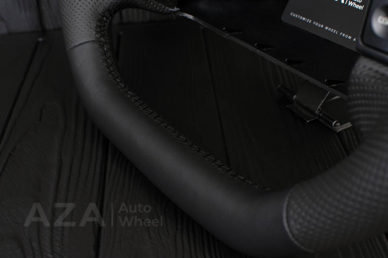 Steering wheel Ford F150/Bronco 1992-1996 Napa/Perforated leather/Led display (will only work with newer swap like Coyote) - Image 7