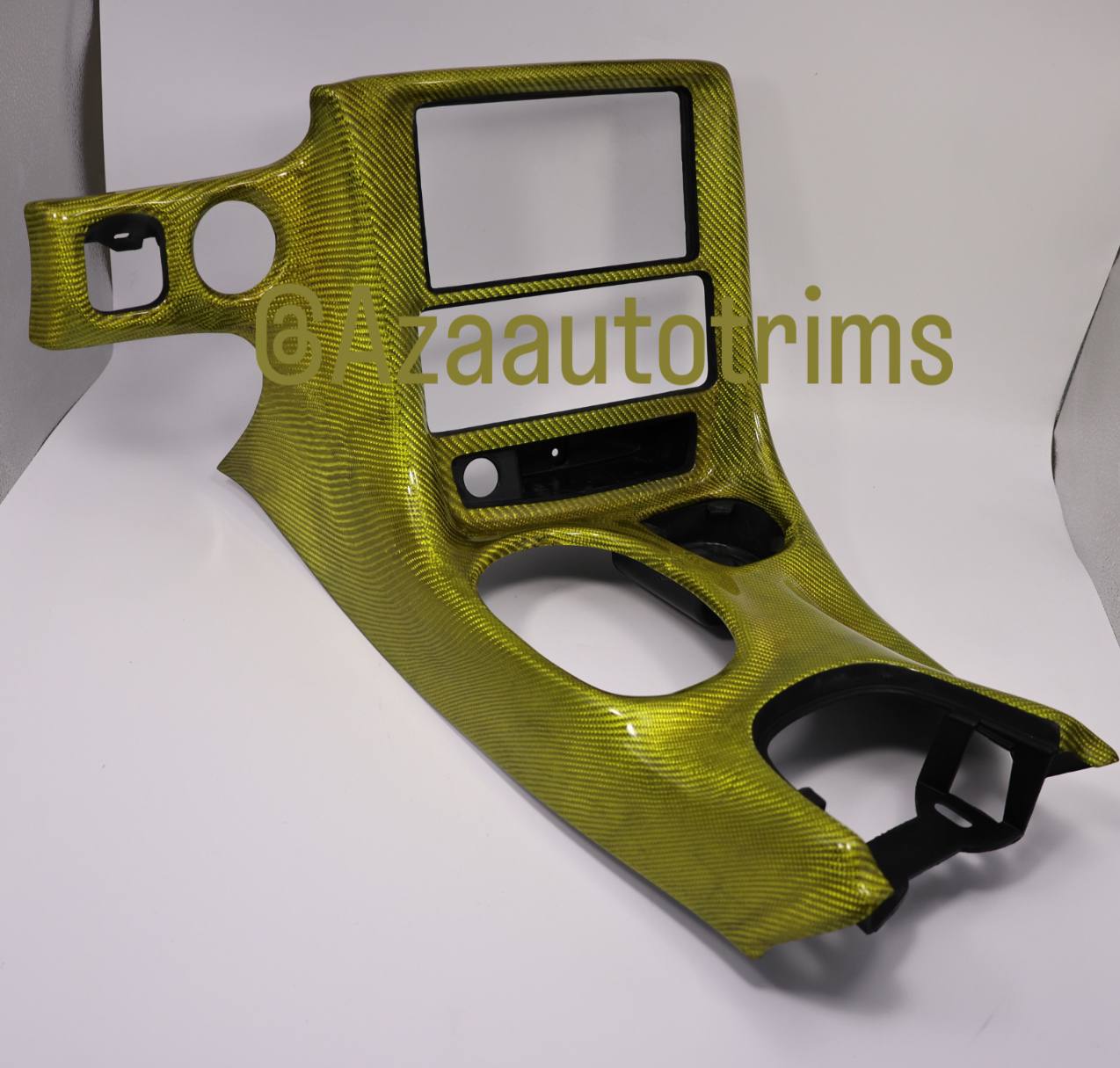97-04 Chevy Corvette C5 Din Radio Center Dash Bezel Kit CARBON FIBER - Image 4