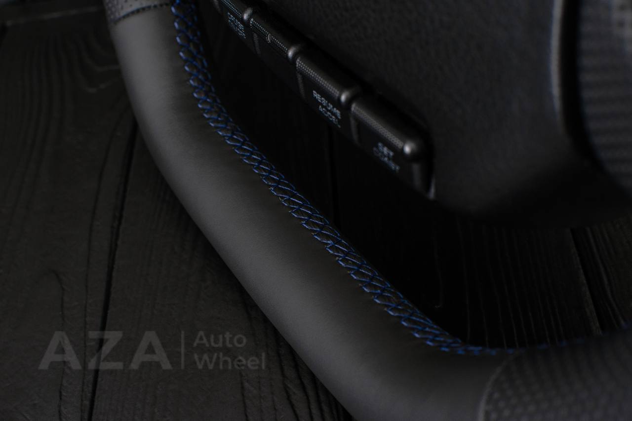Steering wheel DODGE RAM 1994-1997 Napa italian leather/blue details (can be any color) - Image 11