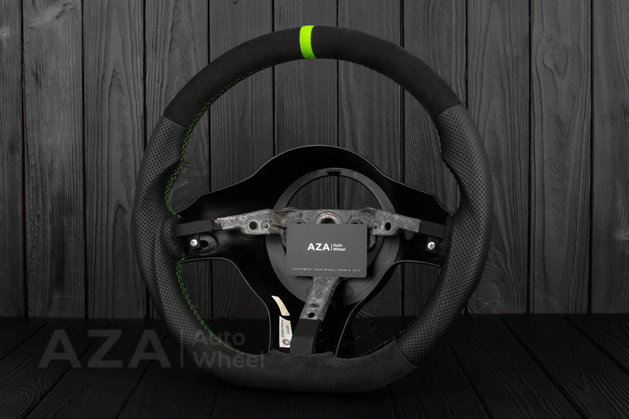 Steering wheel Dodge viper GEN2/3/4 Napa/Alcantara/Lime details (can be any color) - Image 3