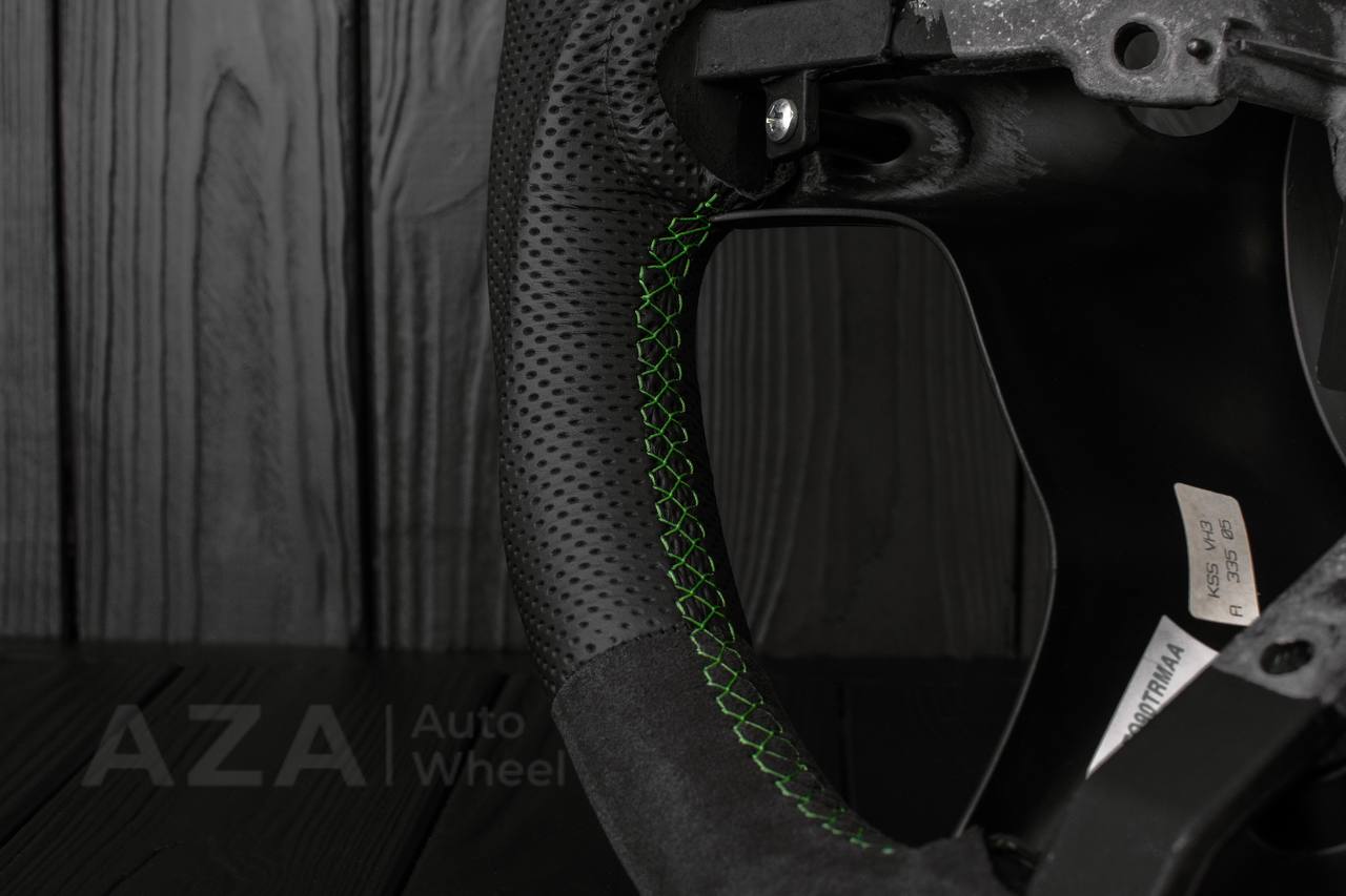 Steering wheel Dodge viper GEN2/3/4 Napa/Alcantara/Lime details (can be any color) - Image 7