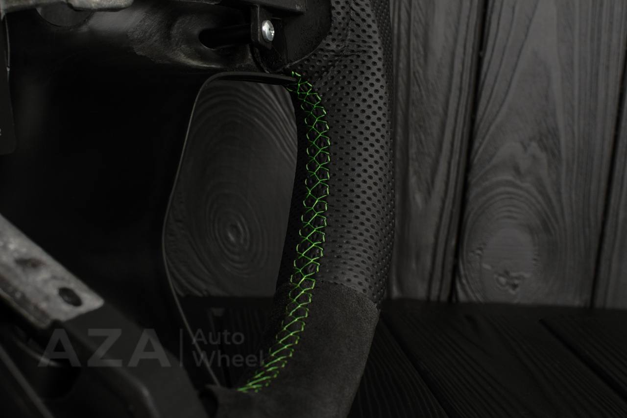 Steering wheel Dodge viper GEN2/3/4 Napa/Alcantara/Lime details (can be any color) - Image 10