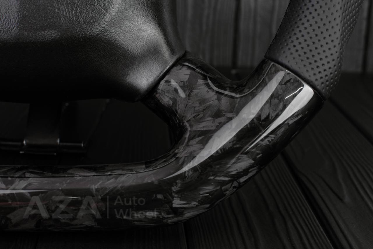 Steering wheel 98-2002 GM Silverado, Sierra, Escalade , Yukon, S10, Blazer, Tahoe, Suburban Forged Carbon fiber/Genuine leather - Image 13