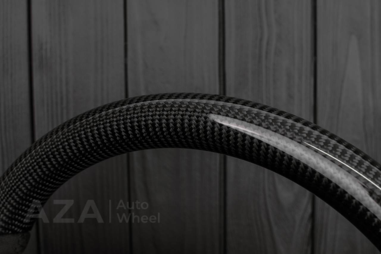 Steering wheel Nissan R34 GT-R Carbon fiber/Alcantara sides/Cover - Image 6