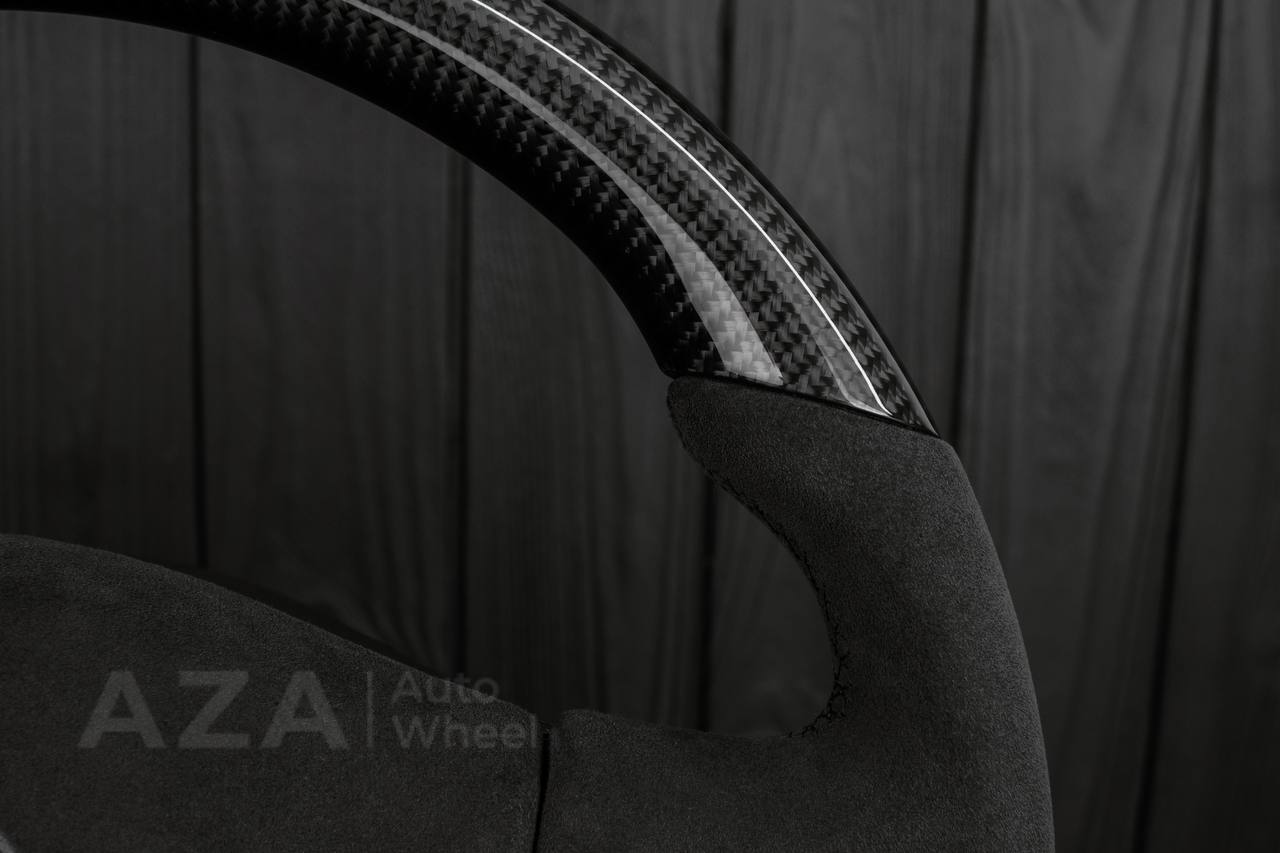 Steering wheel Nissan R34 GT-R Carbon fiber/Alcantara sides/Cover - Image 14