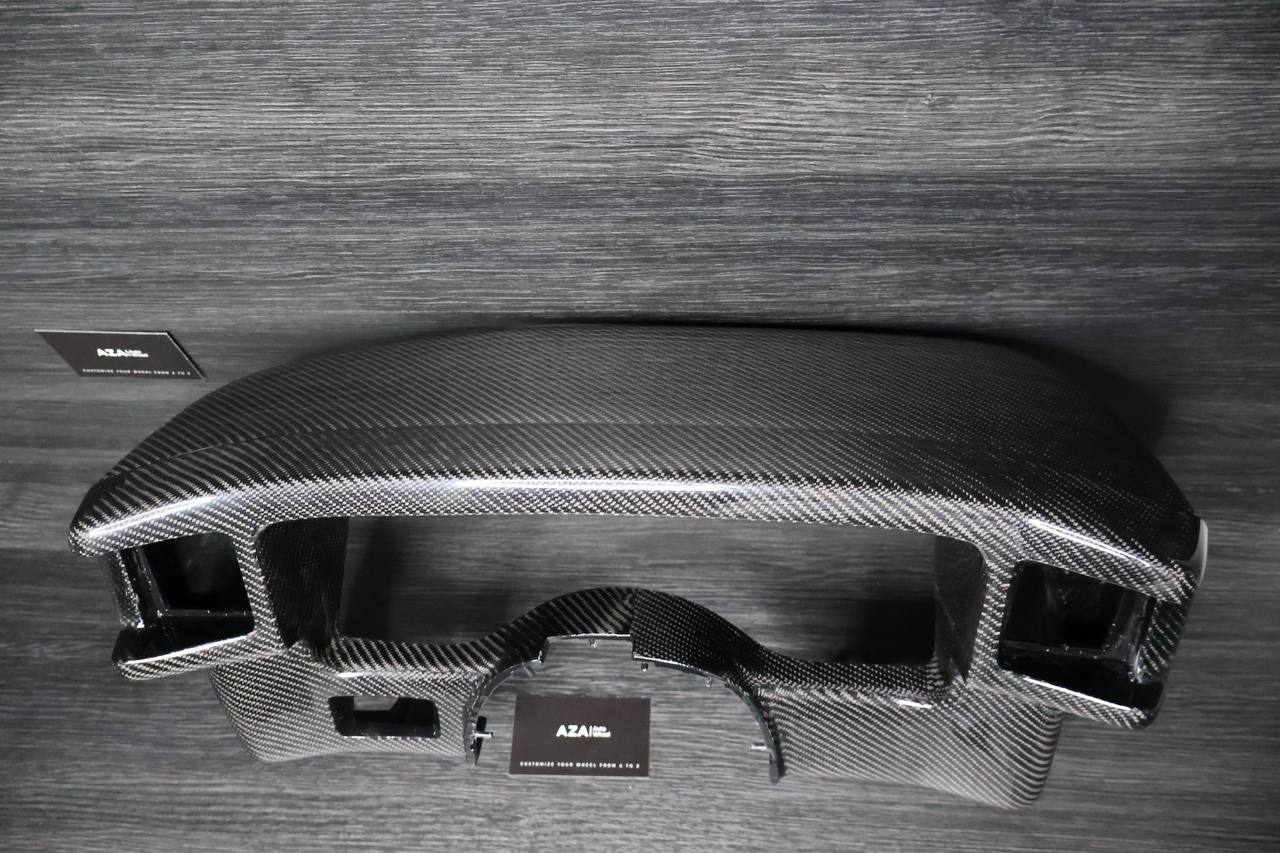 1990-1993 Ford Mustang GT LX Gauge Bezel Cluster Dash Foxbody Carbon fiber - Image 2