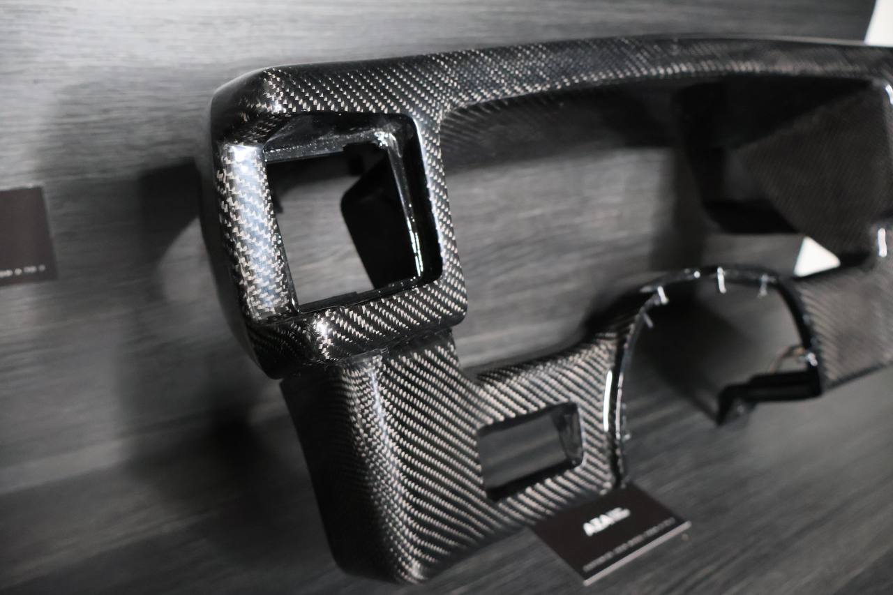 1990-1993 Ford Mustang GT LX Gauge Bezel Cluster Dash Foxbody Carbon fiber