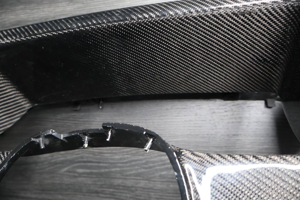 1990-1993 Ford Mustang GT LX Gauge Bezel Cluster Dash Foxbody Carbon fiber - Image 8