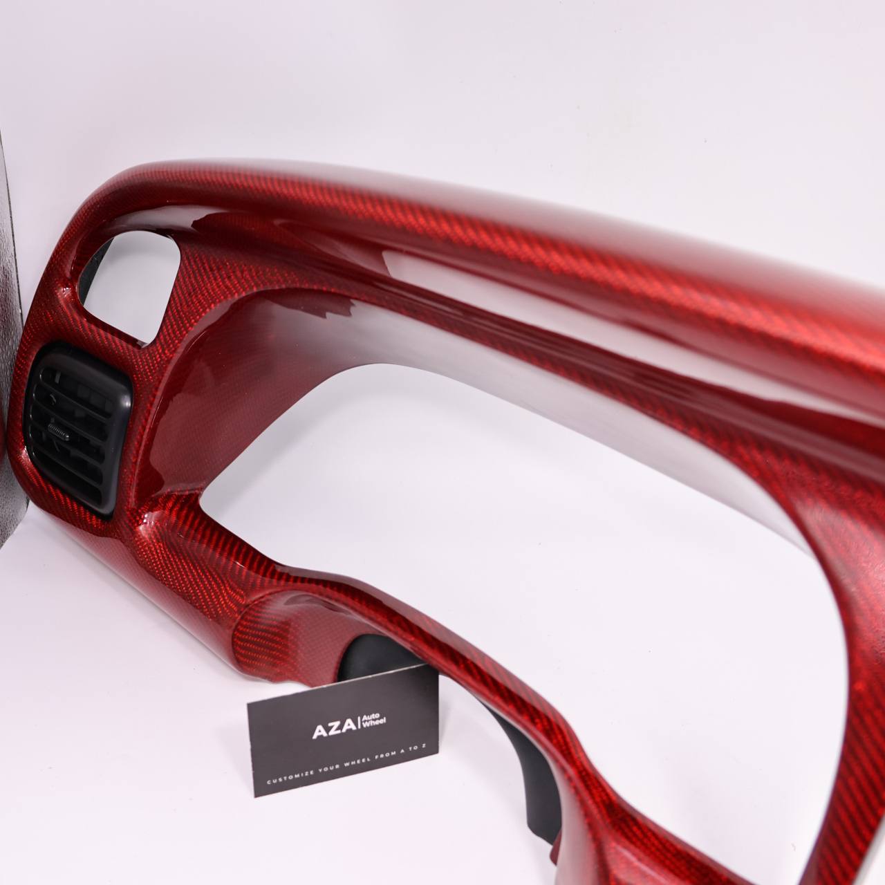 1998-2002 Dodge Ram DASH Bezel RED Carbon Fiber - Image 4