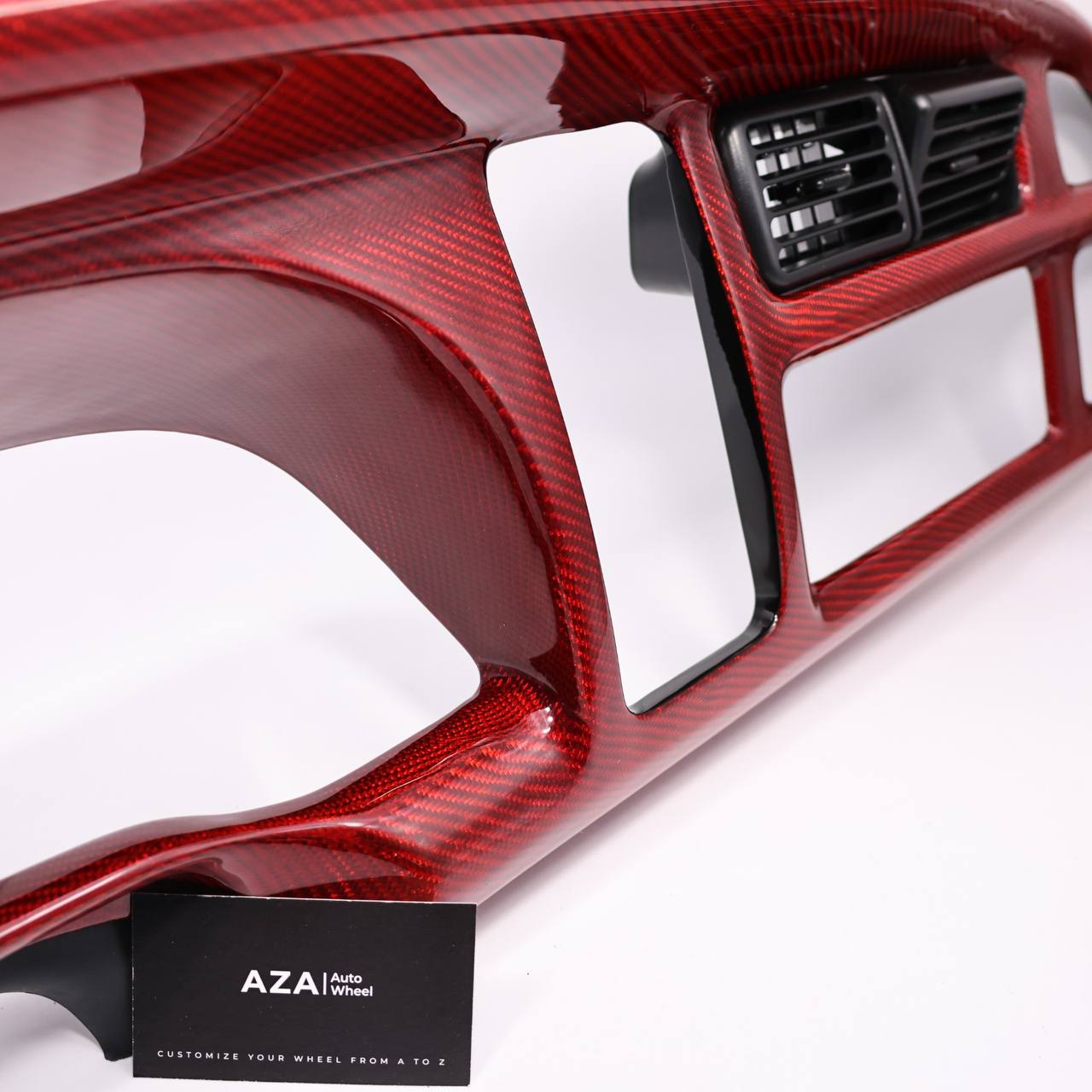 1998-2002 Dodge Ram DASH Bezel RED Carbon Fiber - Image 7