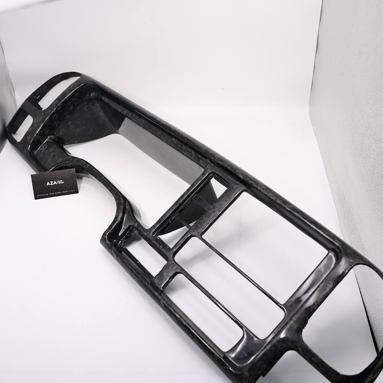 1995-1998 GMC Chevrolet Silverado Sierra Double din dash bezel FORGED Carbon Fiber