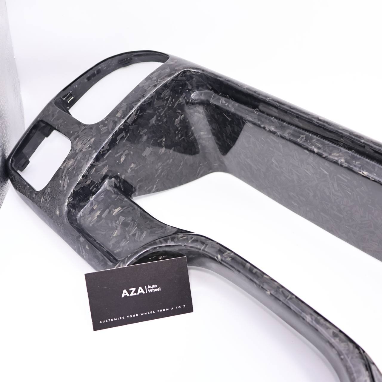 1995-1998 GMC Chevrolet Silverado Sierra Double din dash bezel FORGED Carbon Fiber - Image 3