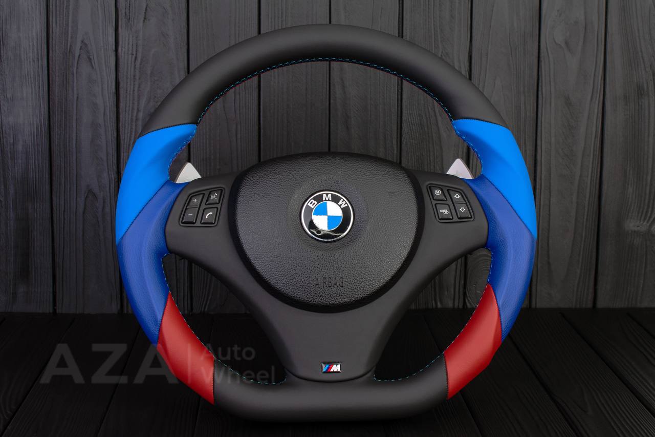 Steering wheel BMW E9X/E8X M colors Napa leather
