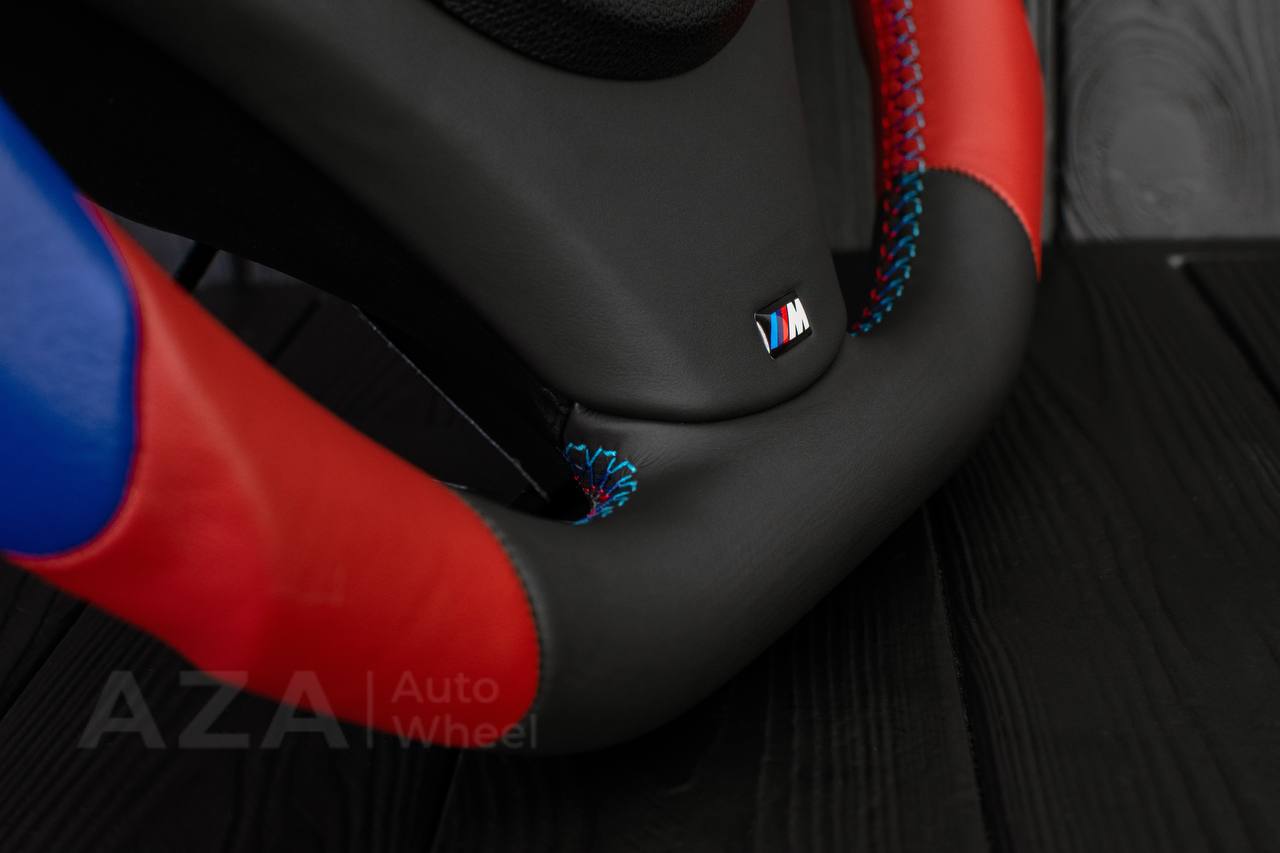 Steering wheel BMW E9X/E8X M colors Napa leather - Image 6