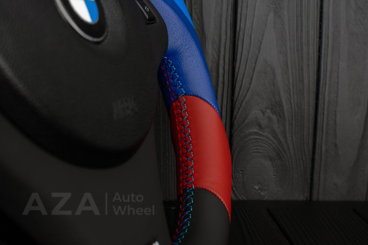 Steering wheel BMW E9X/E8X M colors Napa leather - Image 8