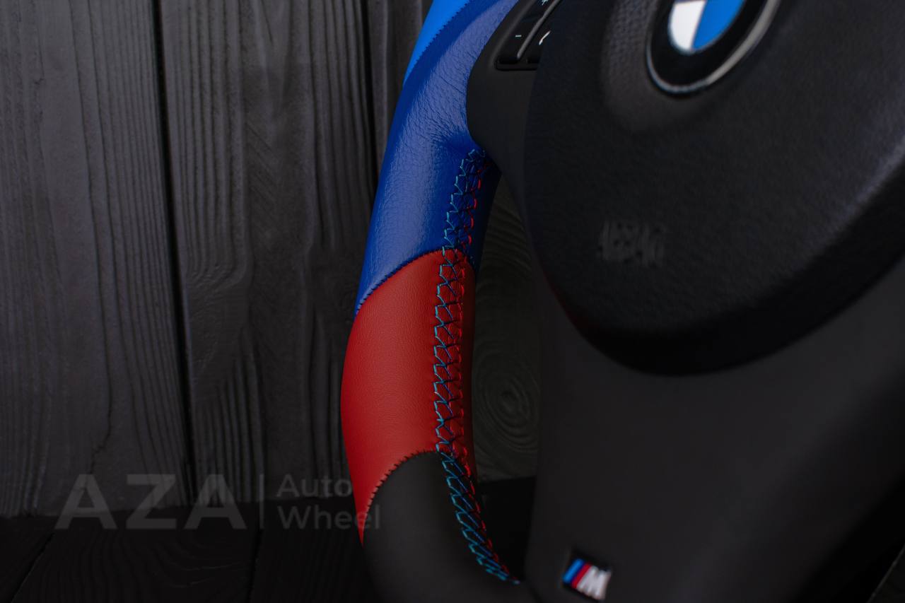 Steering wheel BMW E9X/E8X M colors Napa leather - Image 9
