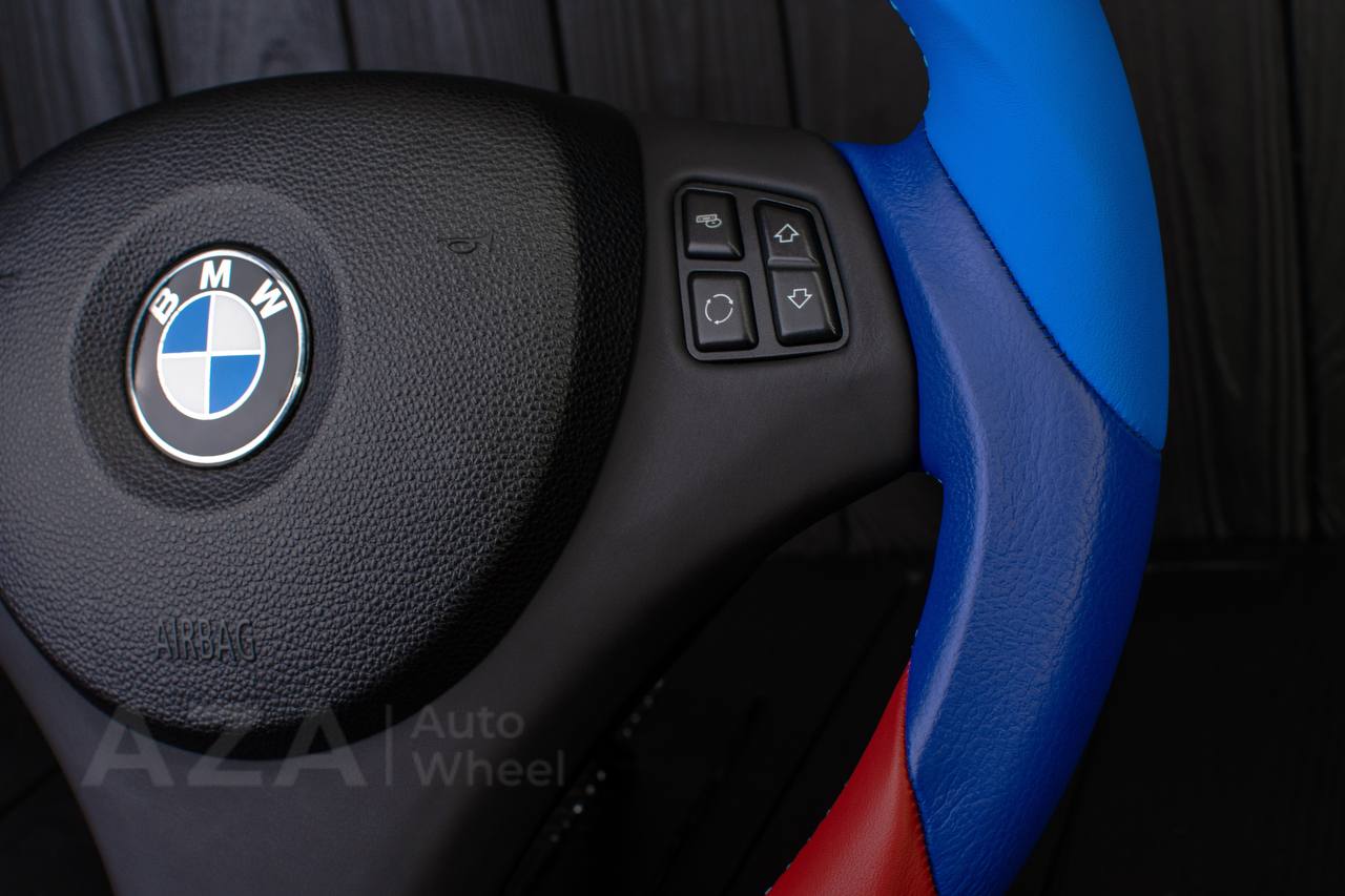 Steering wheel BMW E9X/E8X M colors Napa leather - Image 15