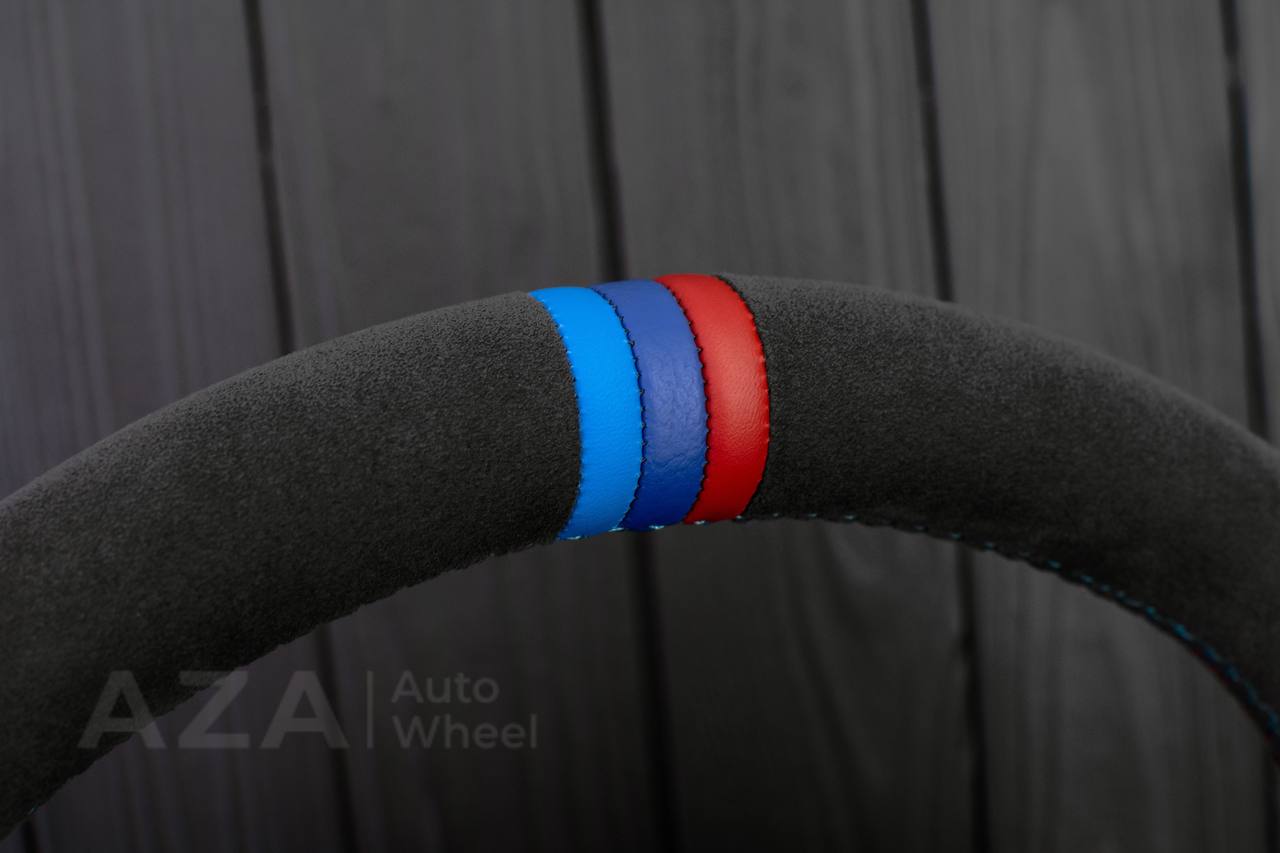 Steering wheel BMW E9X/E8X Alcantara/M color details - Image 10
