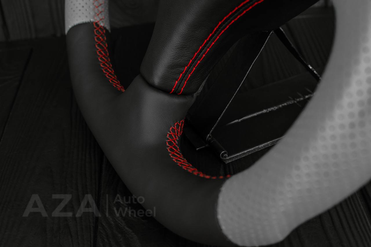 Steering wheel Ford Mustang Fox body SVO 1984-1986 Italian leather/Flat bottom - Image 7