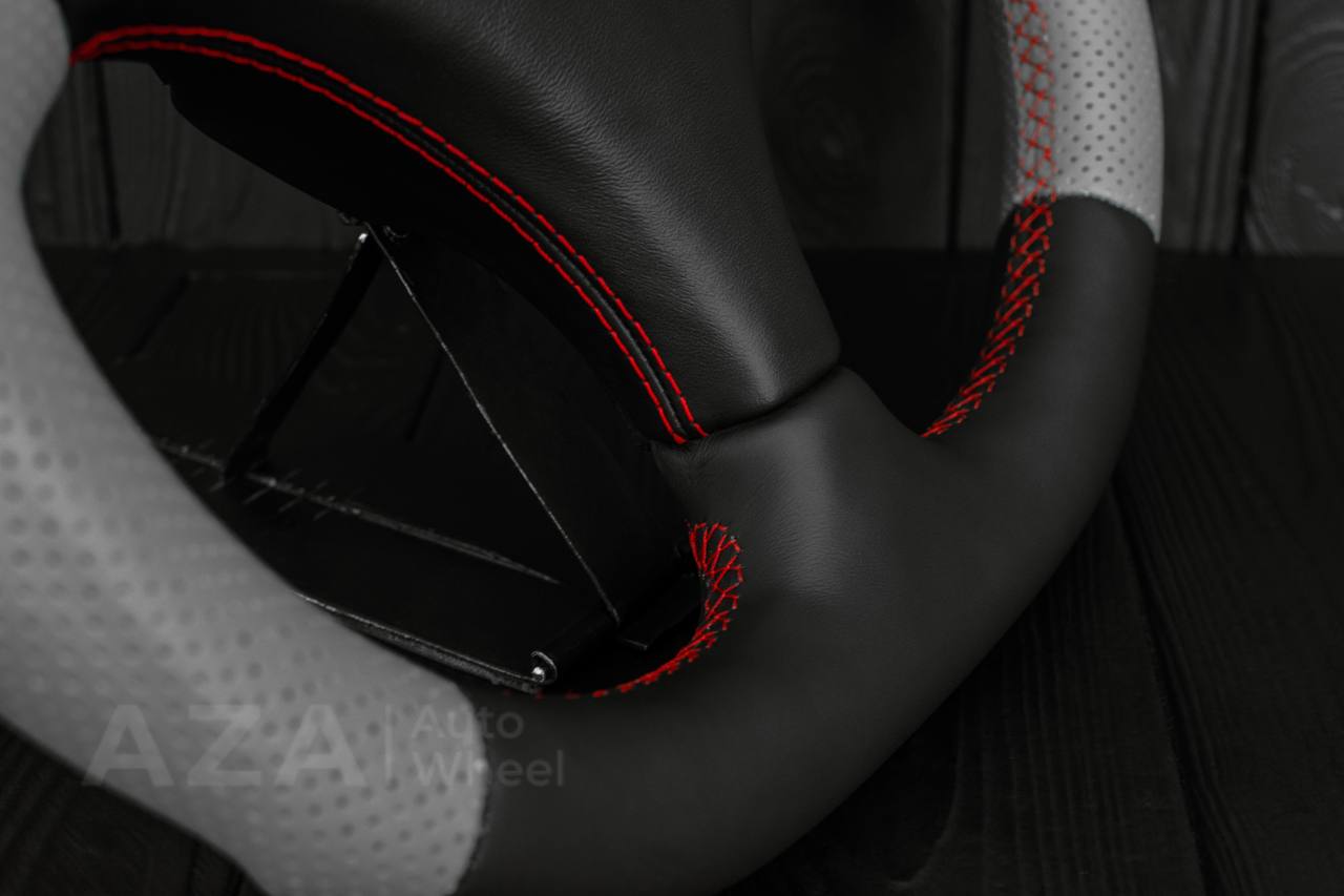 Steering wheel Ford Mustang Fox body SVO 1984-1986 Italian leather/Flat bottom - Image 8