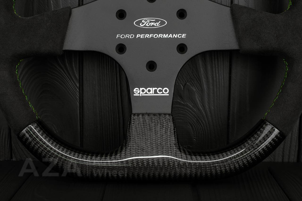 Steering Wheel Ford Performance Off-Road Real carbon fiber/Alcantara/LIME details (can be any color) - Image 6