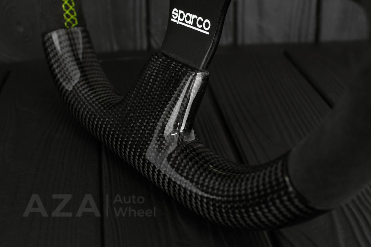 Steering Wheel Ford Performance Off-Road Real carbon fiber/Alcantara/LIME details (can be any color) - Image 8