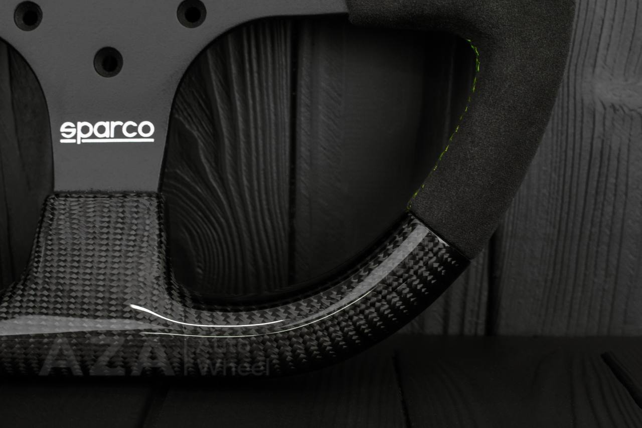 Steering Wheel Ford Performance Off-Road Real carbon fiber/Alcantara/LIME details (can be any color) - Image 9