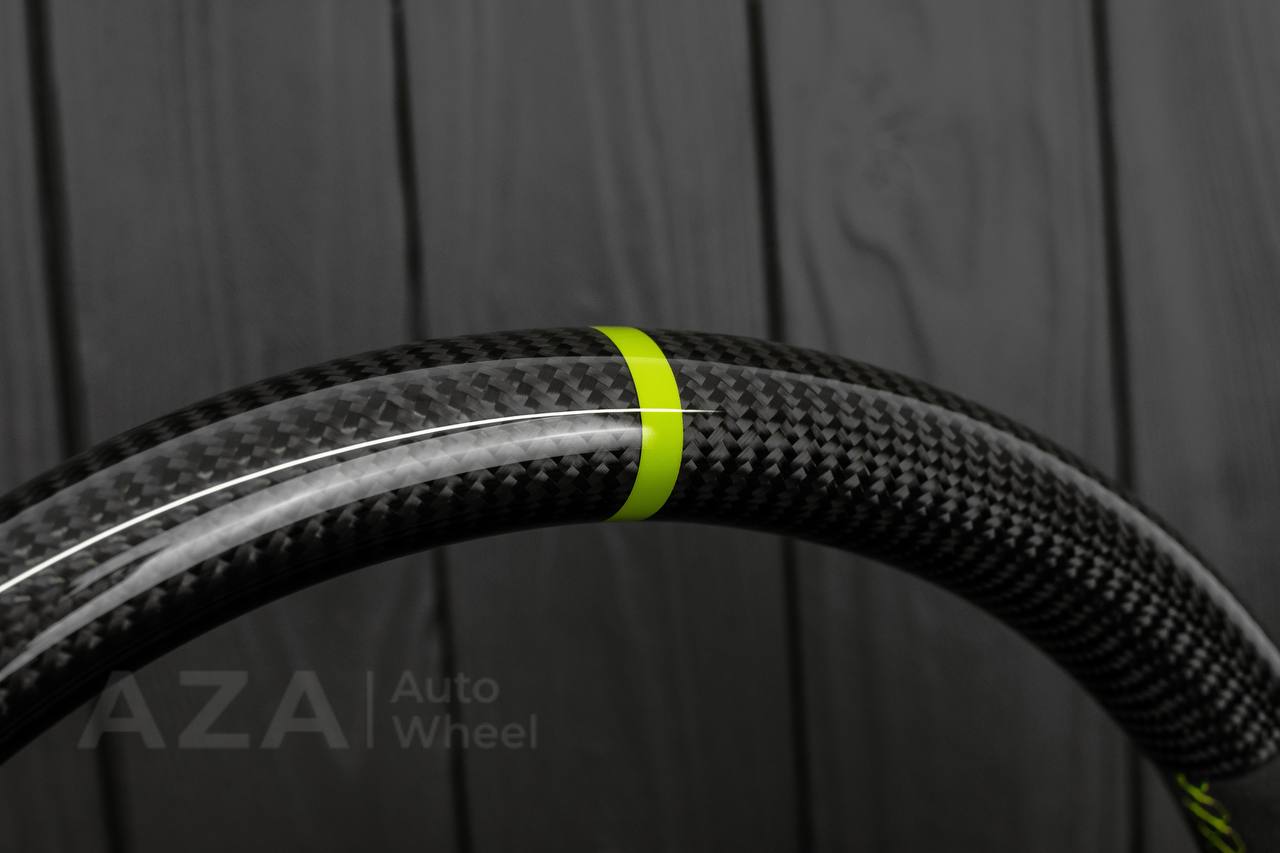 Steering Wheel Ford Performance Off-Road Real carbon fiber/Alcantara/LIME details (can be any color) - Image 10