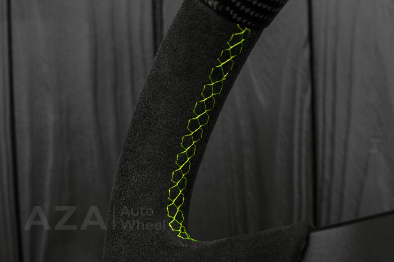 Steering Wheel Ford Performance Off-Road Real carbon fiber/Alcantara/LIME details (can be any color) - Image 11