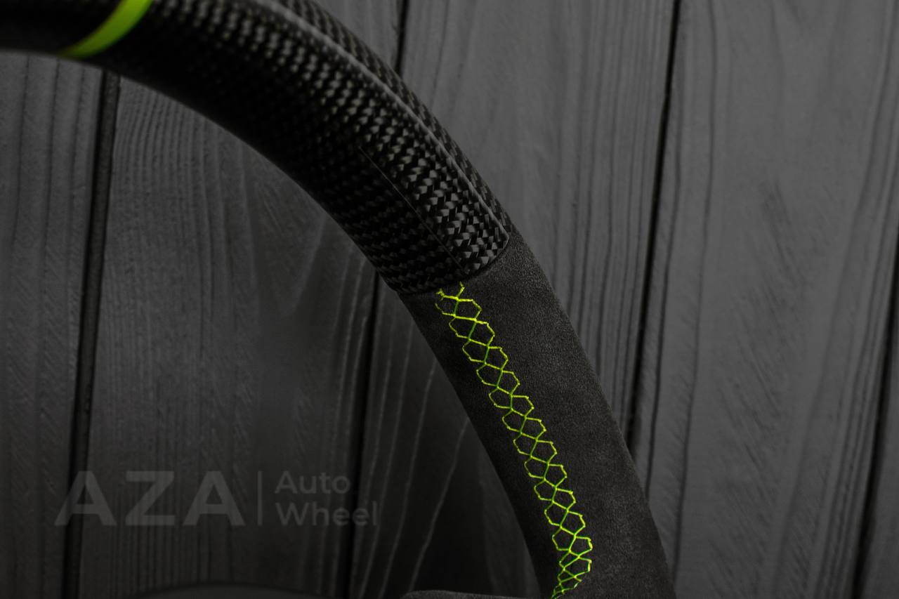 Steering Wheel Ford Performance Off-Road Real carbon fiber/Alcantara/LIME details (can be any color) - Image 12