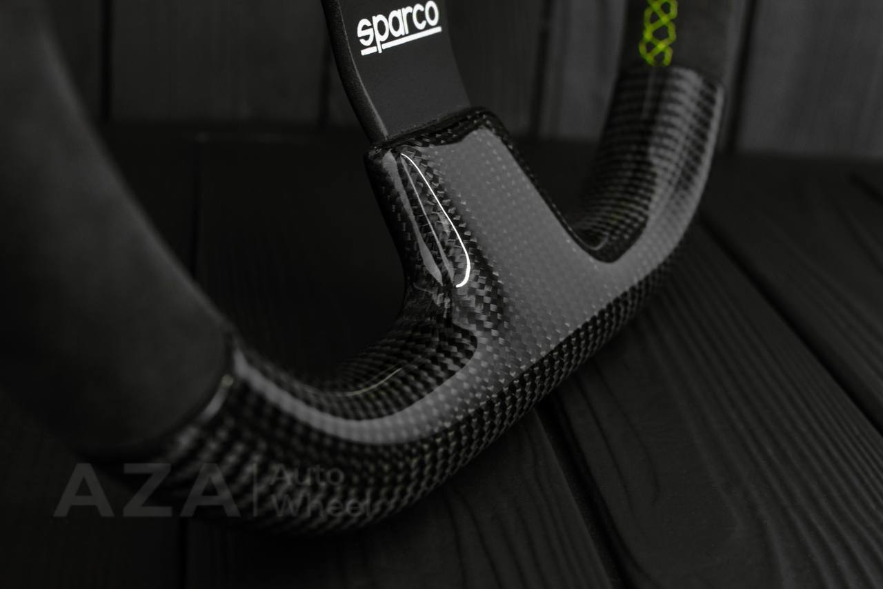 Steering Wheel Ford Performance Off-Road Real carbon fiber/Alcantara/LIME details (can be any color) - Image 13