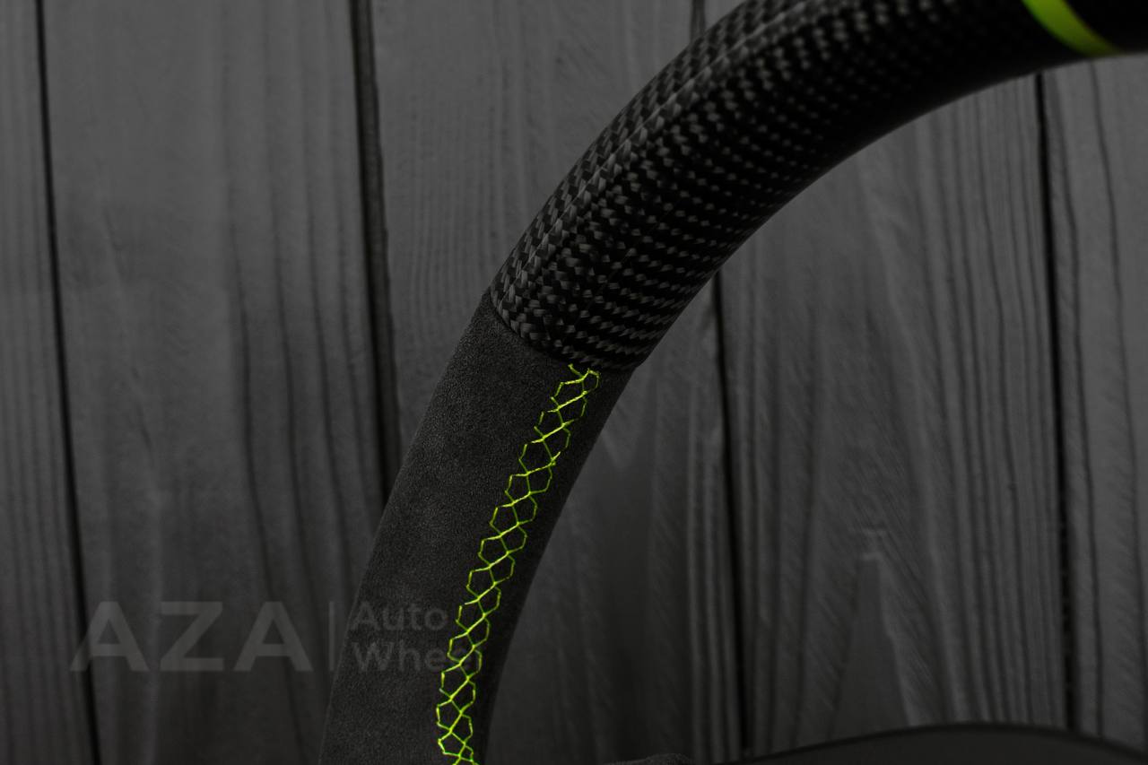 Steering Wheel Ford Performance Off-Road Real carbon fiber/Alcantara/LIME details (can be any color) - Image 14