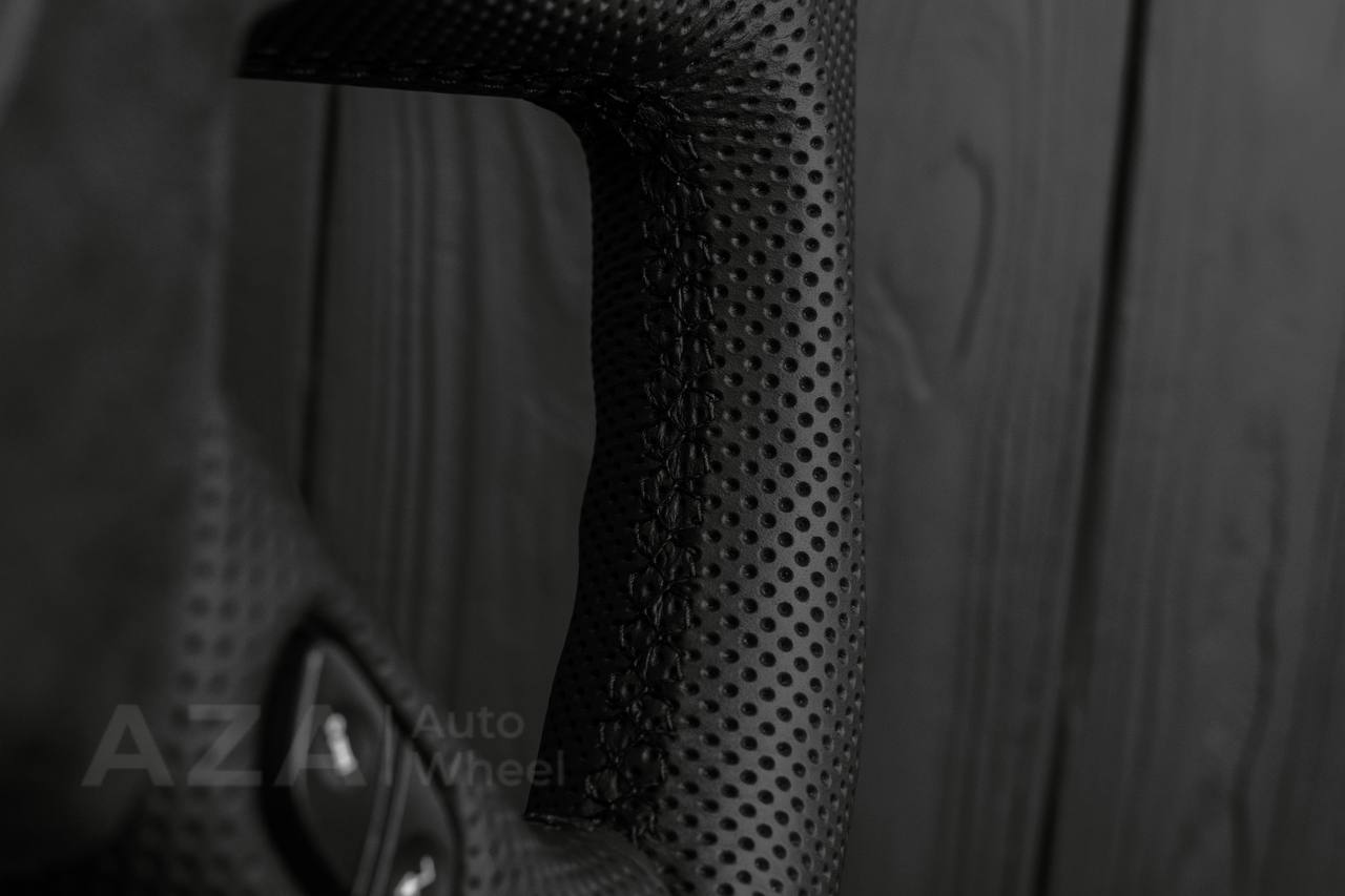 Steering wheel GM, Silverado, Sierra, Yukon, H2, Trailblazer (2003+) Alcantara/Leather/SS cover - Image 10