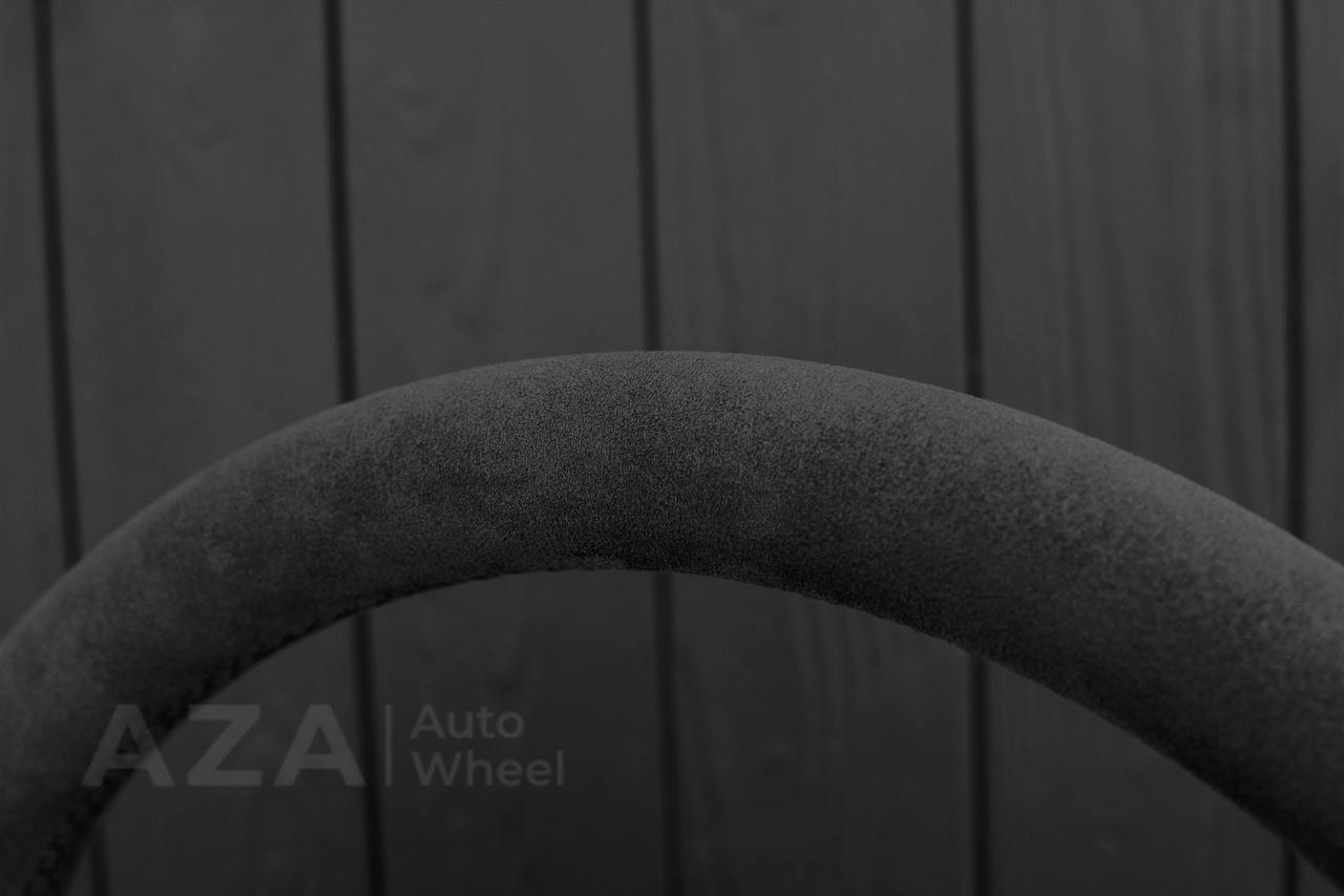 Steering wheel GM, Silverado, Sierra, Yukon, H2, Trailblazer (2003+) Alcantara/Leather/SS cover - Image 11