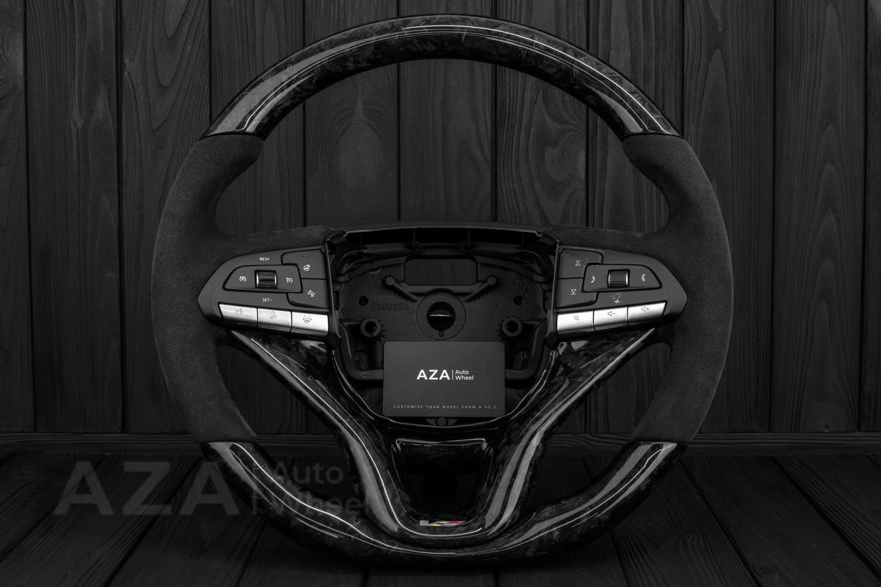 Steering wheel Cadillac Escalade V 2021-2024 Heated Forged Carbon fiber/Alcantara