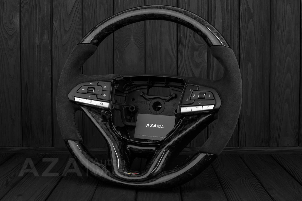 Steering wheel Cadillac Escalade V 2021-2024 Heated Forged Carbon fiber/Alcantara - Image 3