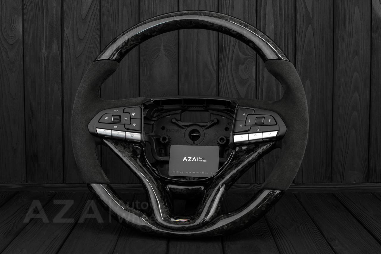 Steering wheel Cadillac Escalade V 2021-2024 Heated Forged Carbon fiber/Alcantara - Image 4