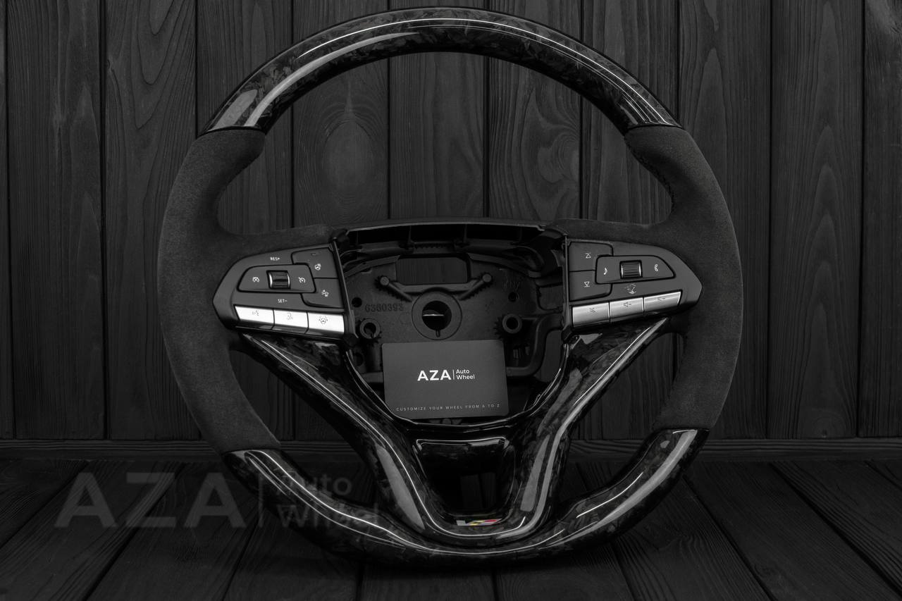 Steering wheel Cadillac Escalade V 2021-2024 Heated Forged Carbon fiber/Alcantara - Image 5