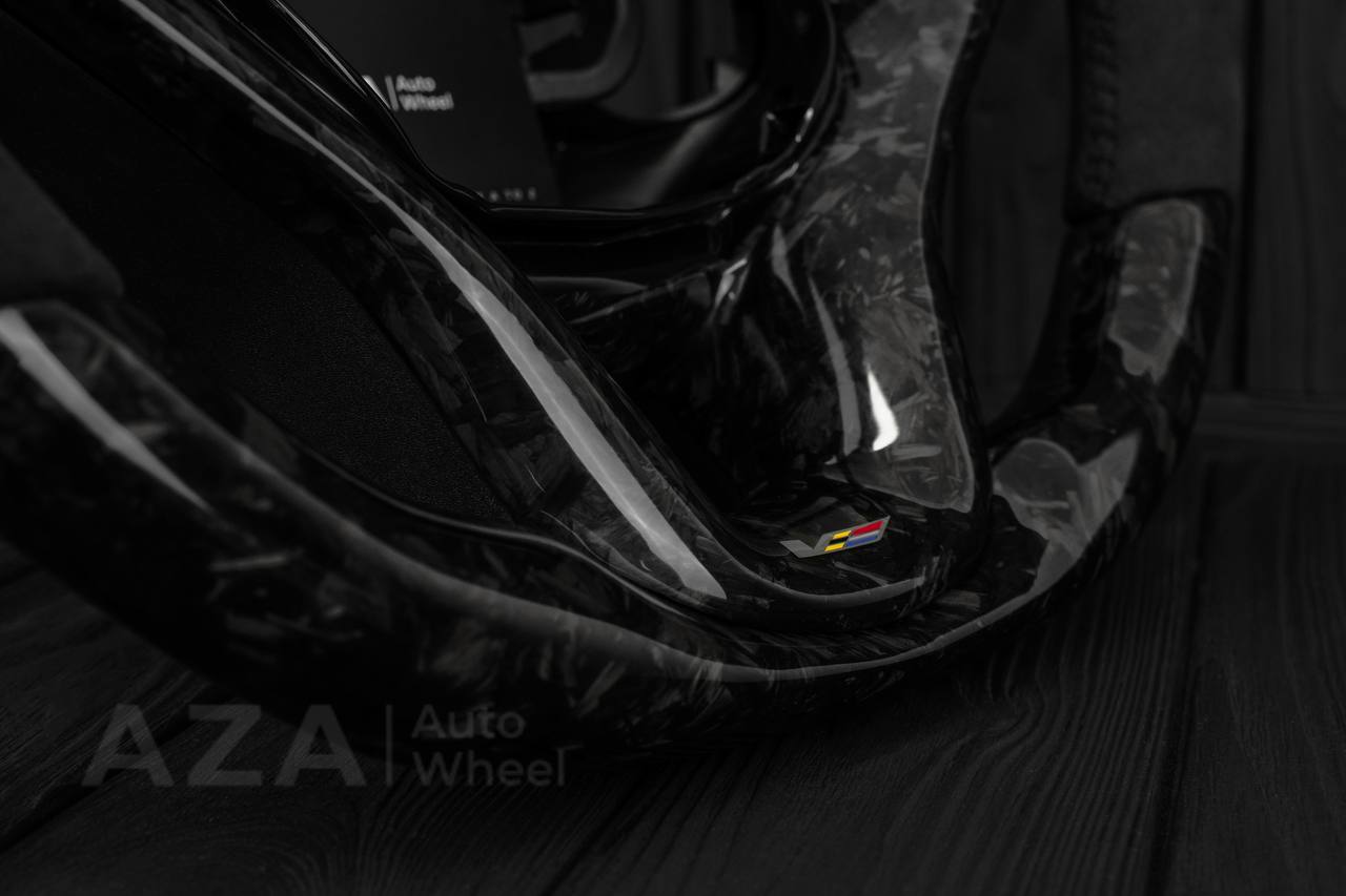 Steering wheel Cadillac Escalade V 2021-2024 Heated Forged Carbon fiber/Alcantara - Image 6