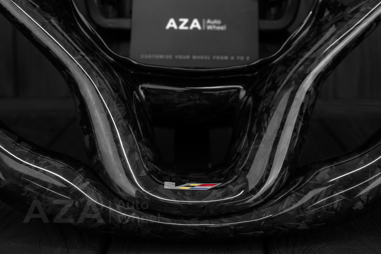 Steering wheel Cadillac Escalade V 2021-2024 Heated Forged Carbon fiber/Alcantara - Image 8