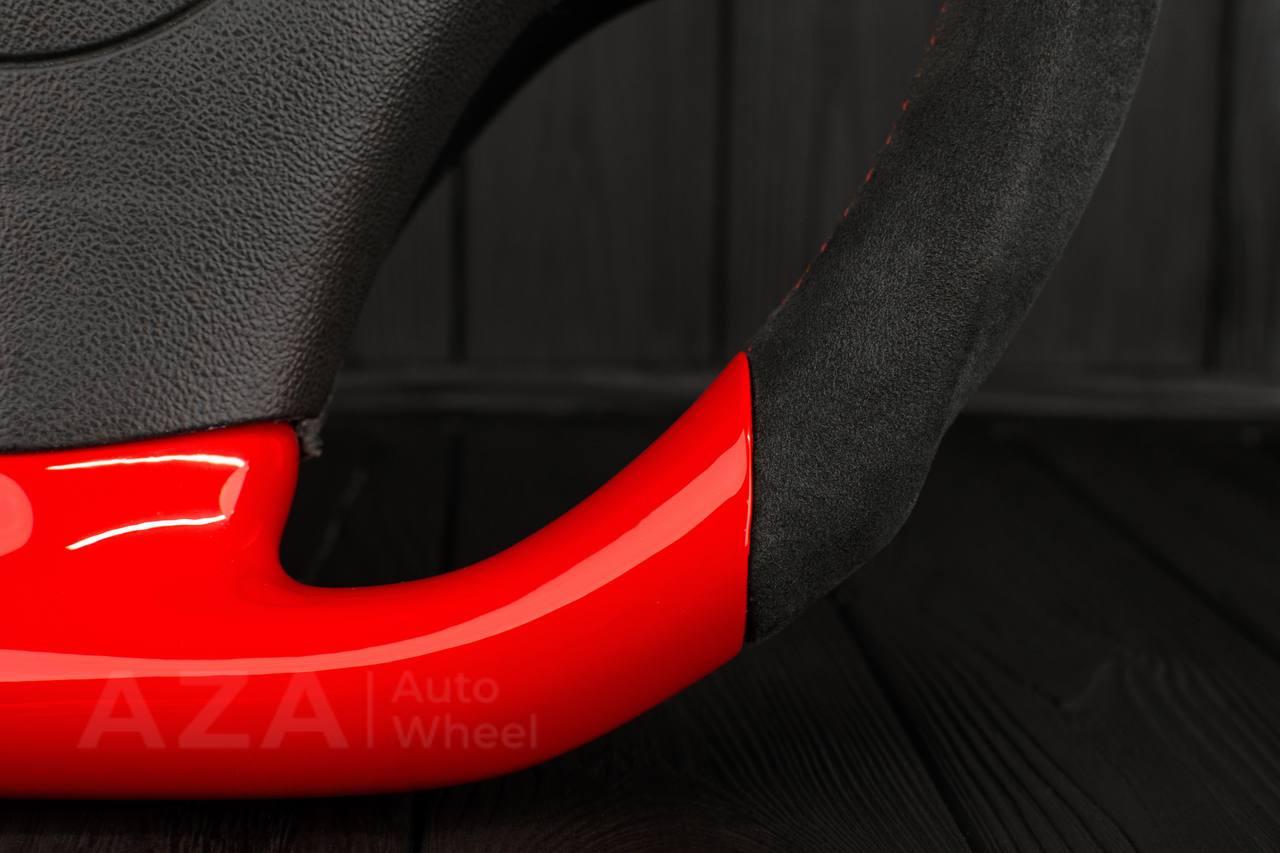 Steering wheel 2006-2011 Corvette C6 Jet style Red gloss/Alcantara - Image 10