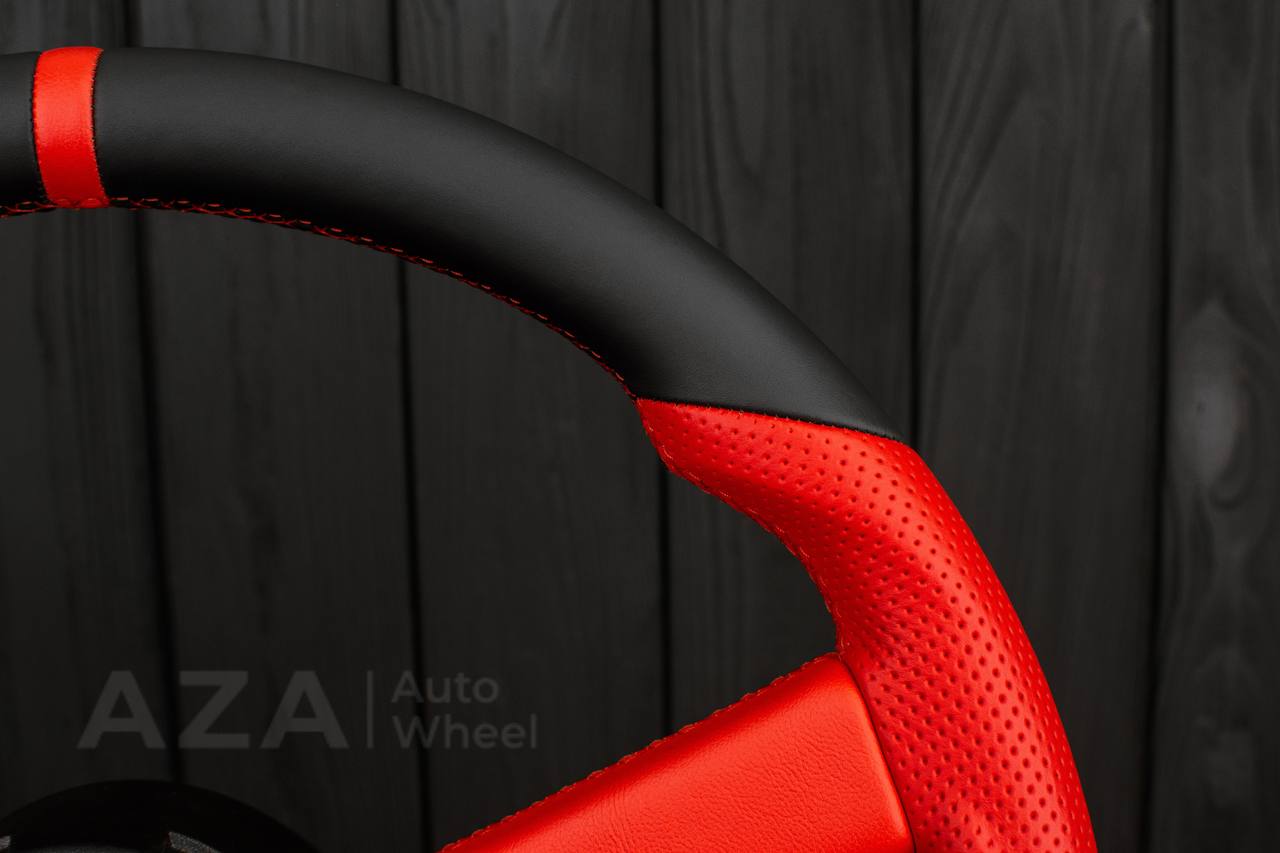 Steering wheel GM, OBS, C/K Silverado, Suburan (1988-1994) Napa/Perforated leather/Red stripe (can be any color) - Image 8