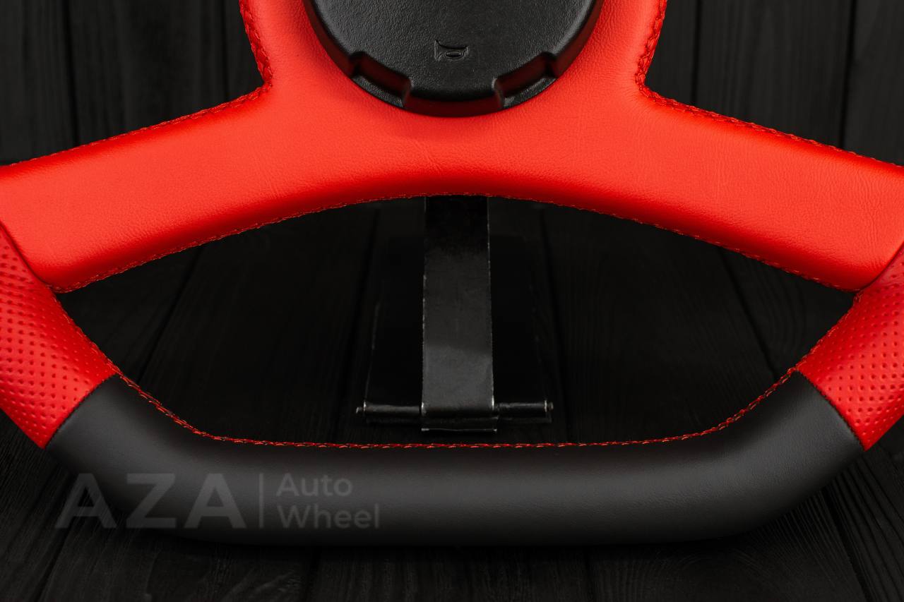 Steering wheel GM, OBS, C/K Silverado, Suburan (1988-1994) Napa/Perforated leather/Red stripe (can be any color) - Image 9