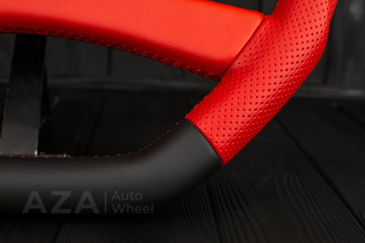 Steering wheel GM, OBS, C/K Silverado, Suburan (1988-1994) Napa/Perforated leather/Red stripe (can be any color) - Image 10