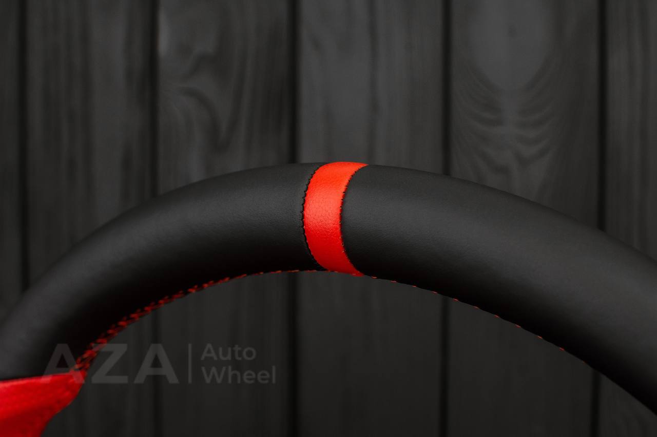 Steering wheel GM, OBS, C/K Silverado, Suburan (1988-1994) Napa/Perforated leather/Red stripe (can be any color) - Image 13
