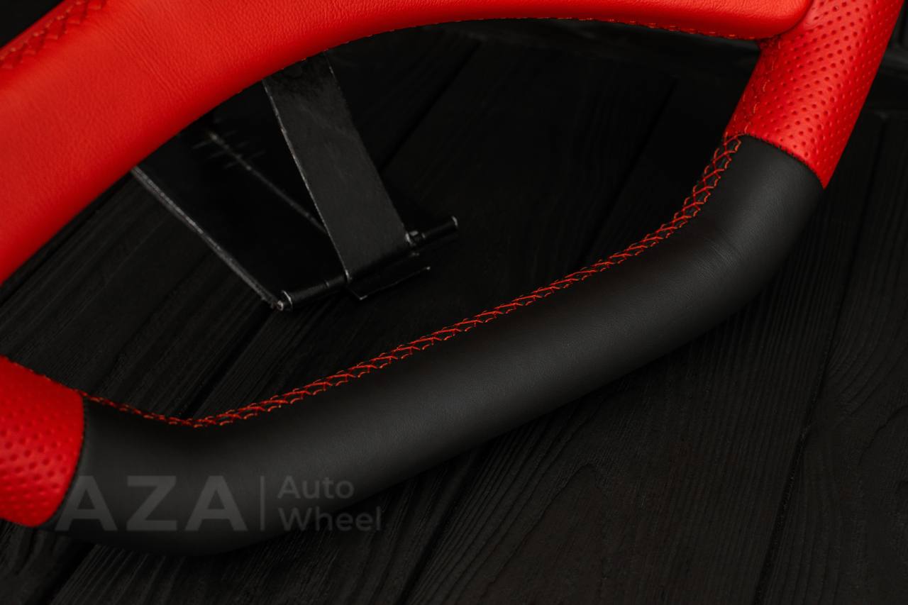 Steering wheel GM, OBS, C/K Silverado, Suburan (1988-1994) Napa/Perforated leather/Red stripe (can be any color) - Image 14