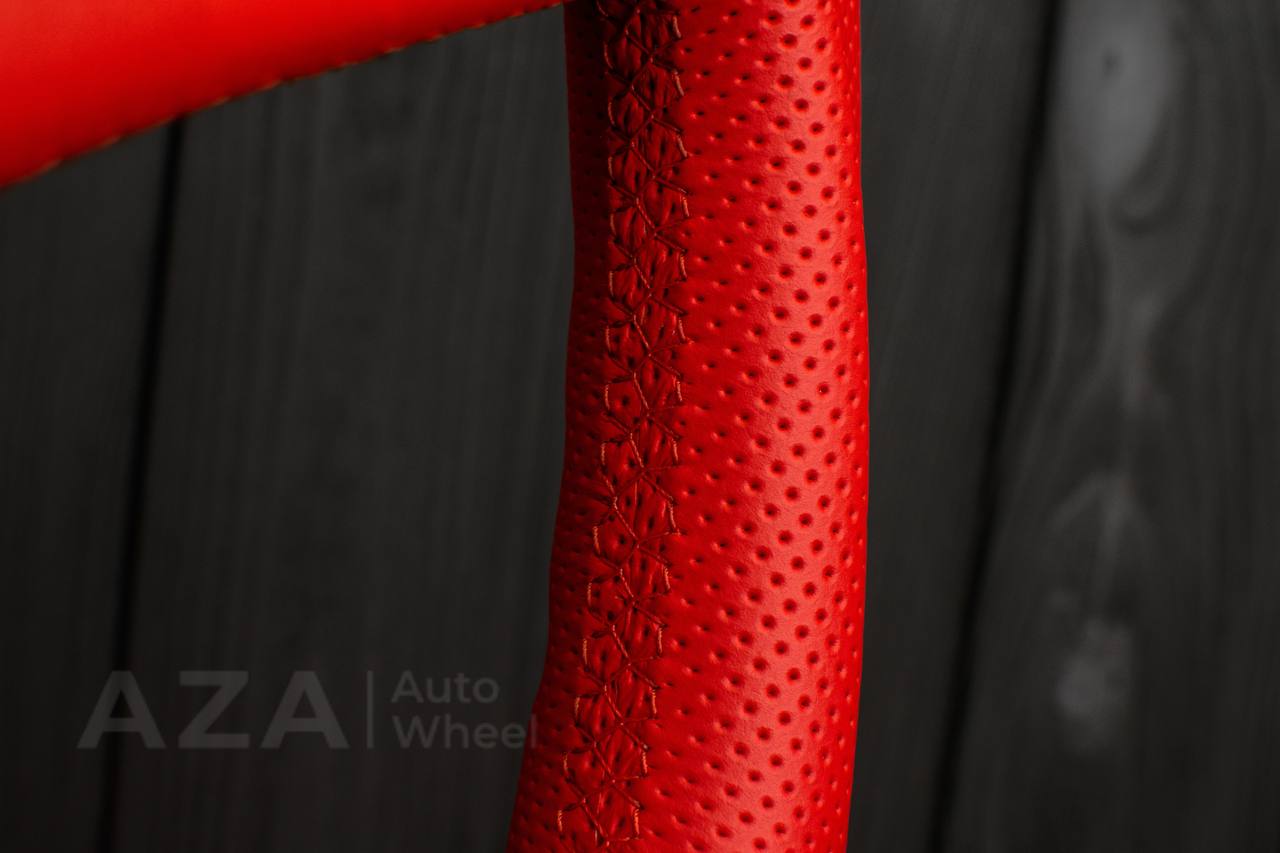 Steering wheel GM, OBS, C/K Silverado, Suburan (1988-1994) Napa/Perforated leather/Red stripe (can be any color) - Image 15
